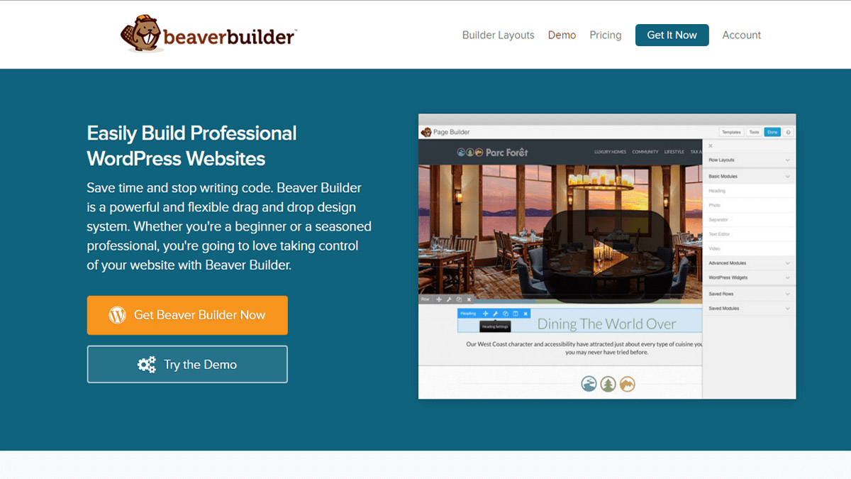 beaverbuilder page builder