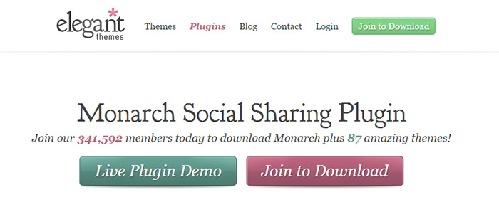 monarch social sharing plugin