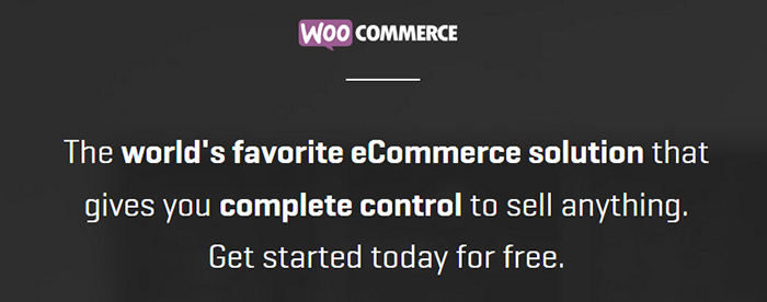 WooCommerce the worlds favorite eCommerce solution
