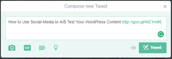 Compose a new tweet