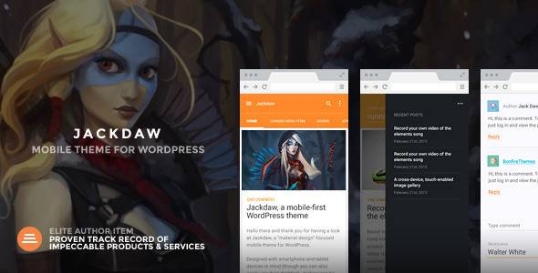 Jackdaw – WordPress Mobile Theme