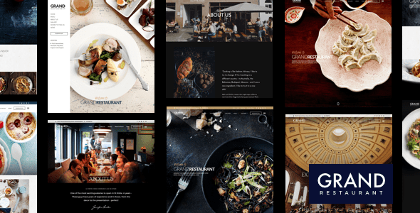 Grand Restaurant | Cafe Restaurant WordPress for Restaurant