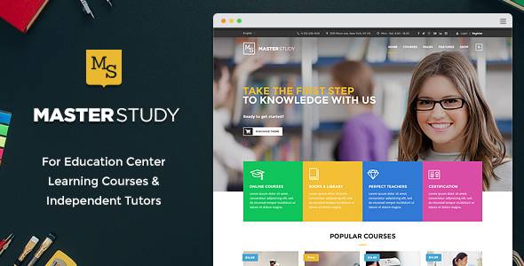 Masterstudy – Education WordPress Theme for Learning, Training and Education Center