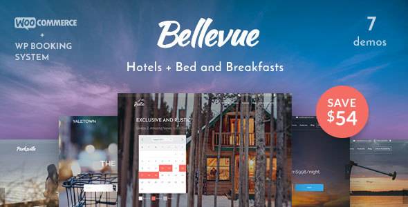 Hotel + Bed and Breakfast Booking Calendar Theme | Bellevue