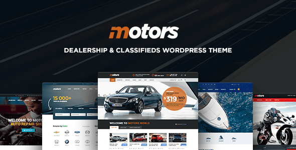 Motors ­- Automotive, Car Dealership, Car Rental, Vehicle, Bikes, Classified Listing WordPress Theme