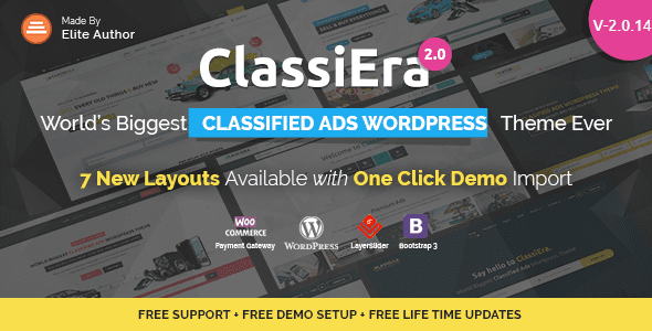 Classiera – Classified Ads WordPress Theme