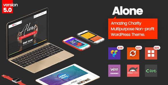 Alone – Charity Multipurpose Non-profit WordPress Theme