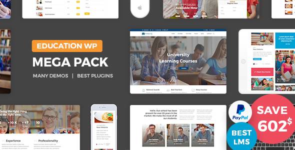 Education Pack – Education Learning Theme WP