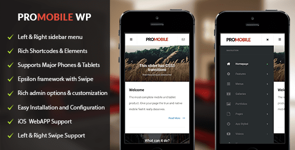 Pro Mobile | Mobile and Tablet Responsive WordPress Theme (WooCommerce Ready)
