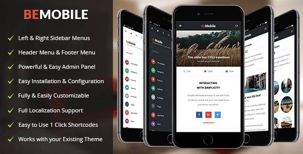 Be Mobile | Mobile and Tablet Responsive WordPress Theme (WooCommerce Ready)
