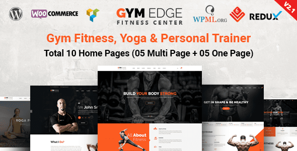 Gym Edge – Gym Fitness WordPress Theme