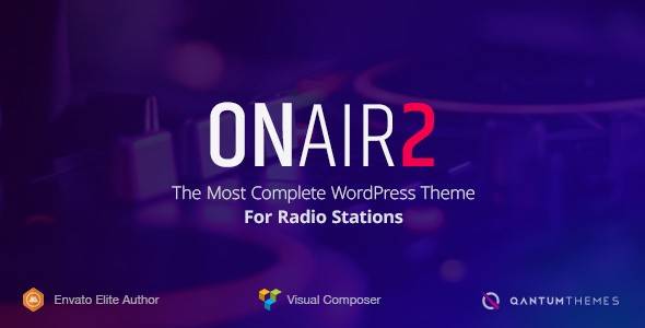Onair2: Radio Station WordPress Theme